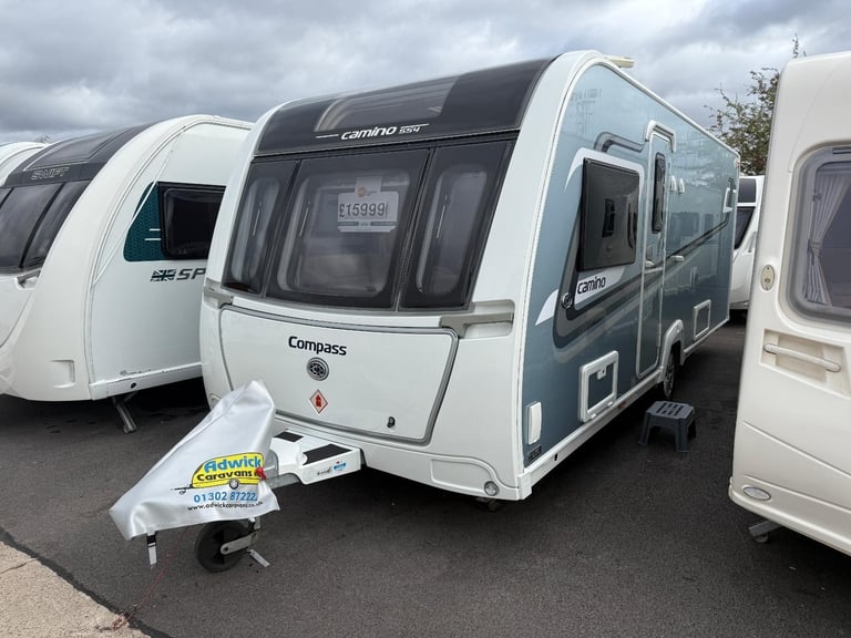 image for Compass Camino 554 Transverse Island Bed Full Rear Bathroom 