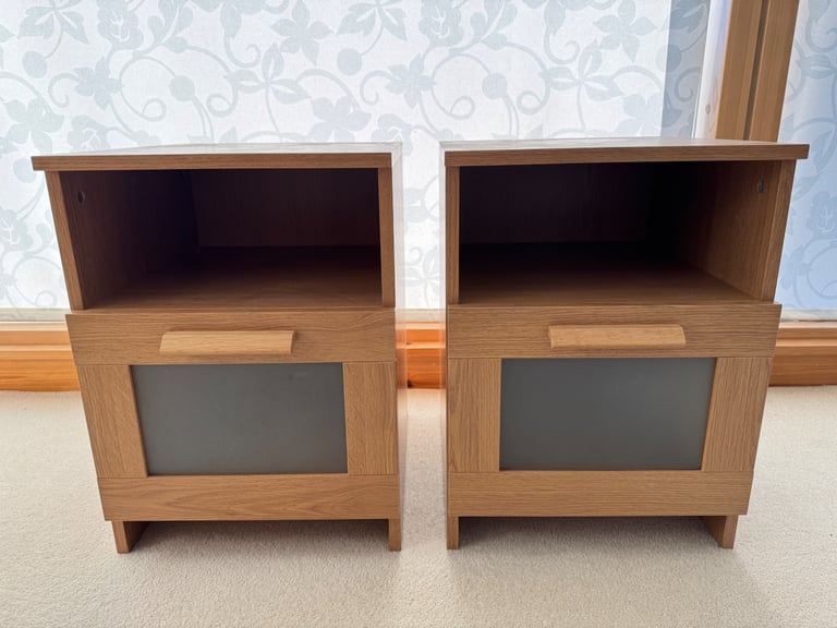 image for **IKEA BRIMNES BEDSIDE TABLES**
