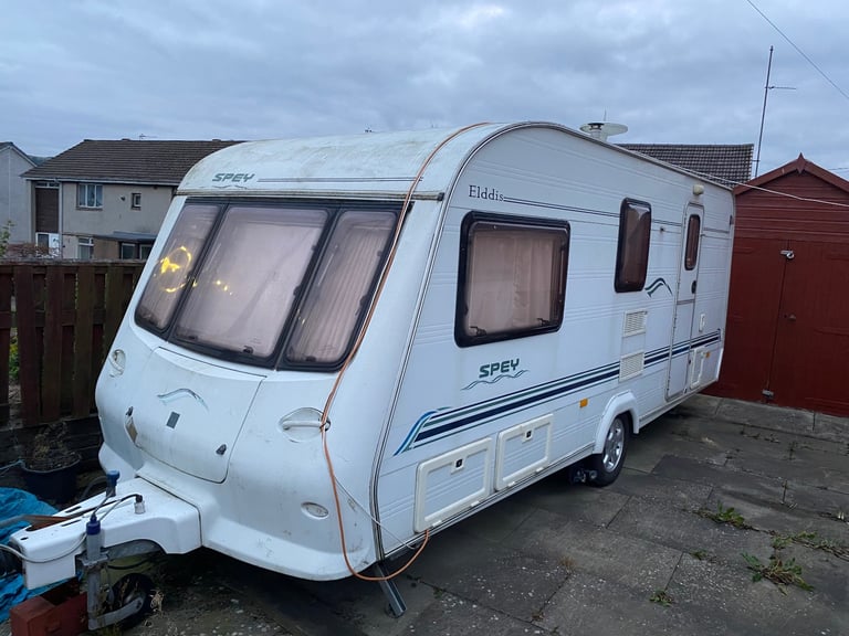 4 berth Ellddis Spey Caravan for sale £2000 ono