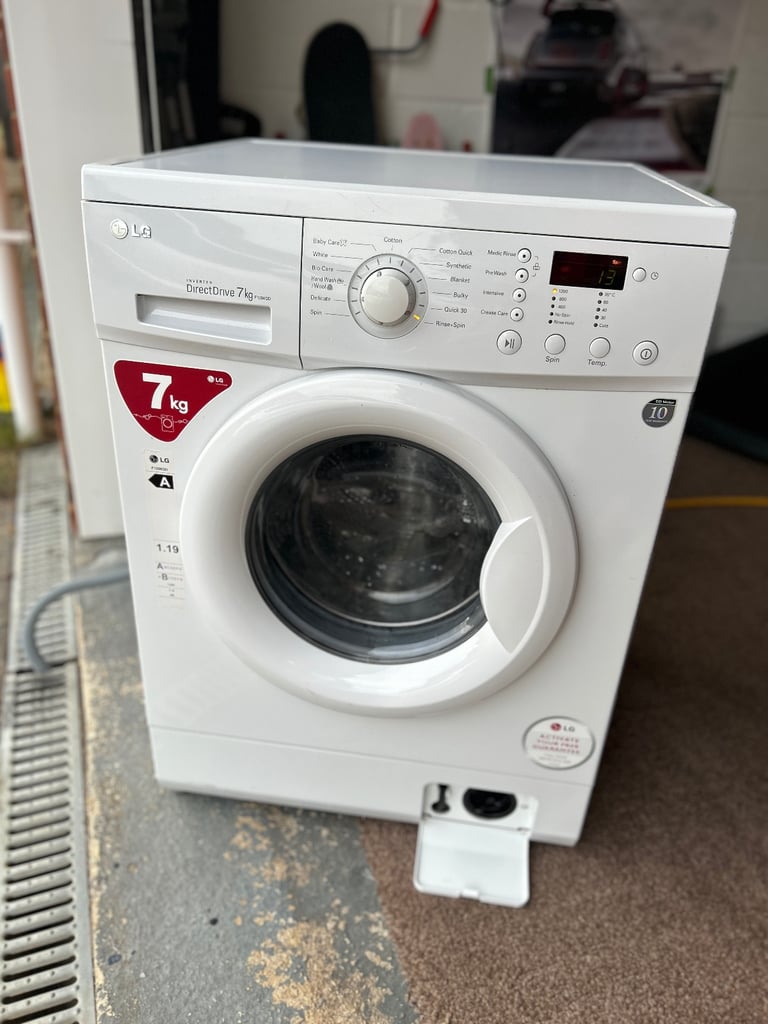 LG Direct drive 7kg washing machine
