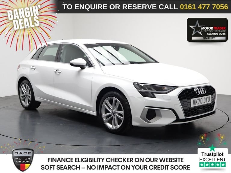 2020 Audi A3 1.5 TFSI 35 Sport Sportback 5dr Petrol S Tronic Euro 6 (s/s) (150 ps) Hatchback Petr...