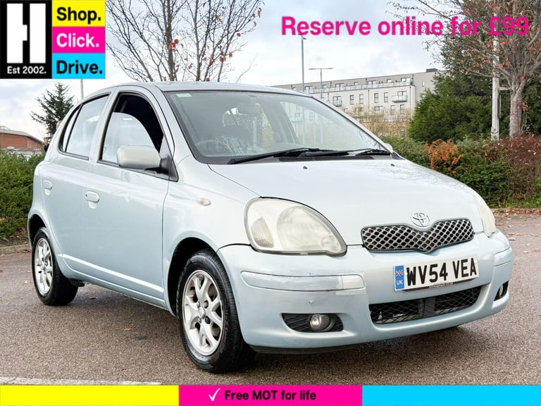 Cheap Toyota Yaris 1.3 VVT-i Blue Hatchback 5dr Petrol Manual (133 g/km, 85 bhp) Petrol Manual for sale in Tonbridge, Kent