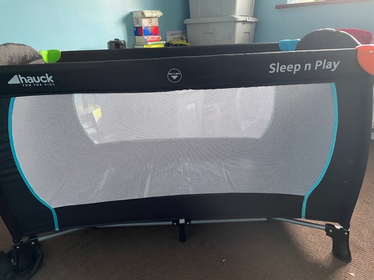 image for As new travel cot/play pen