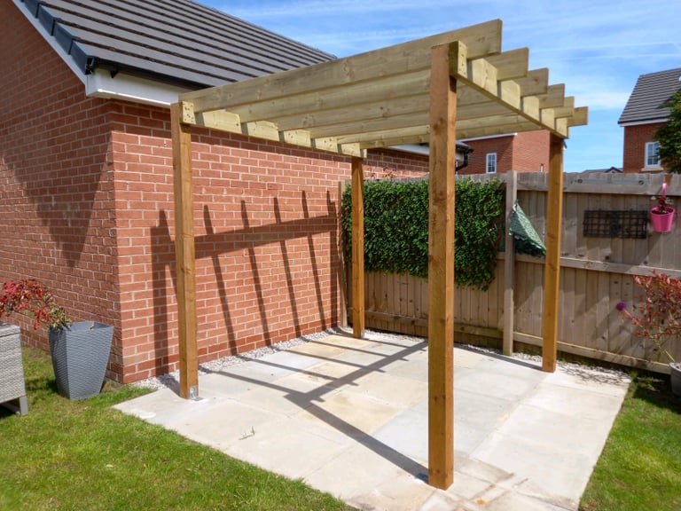 3M X 3M PERGOLA ASSEMBLED FREE DELIVERY ST HELENS 