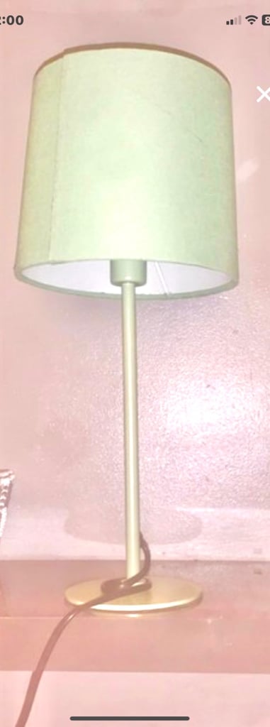 image for Sage green table lamp