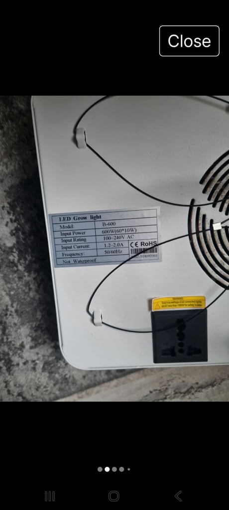 2 x led plant lights