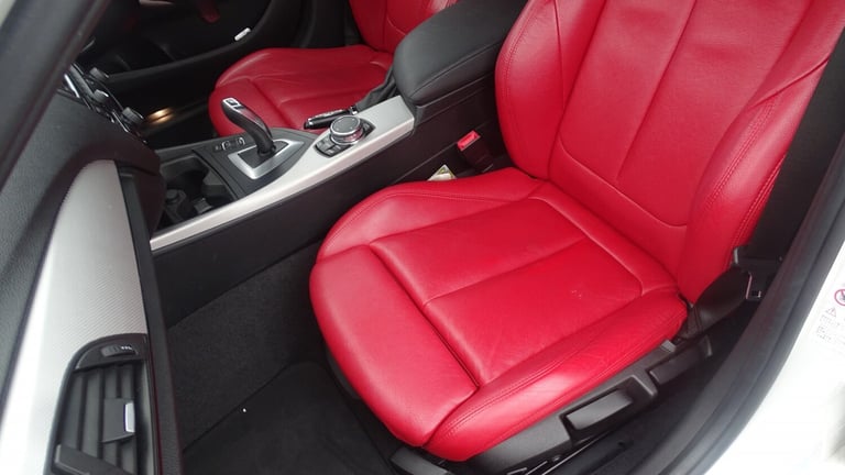 BMW 1 SERIES White Auto Petrol 2016 m sport red leather