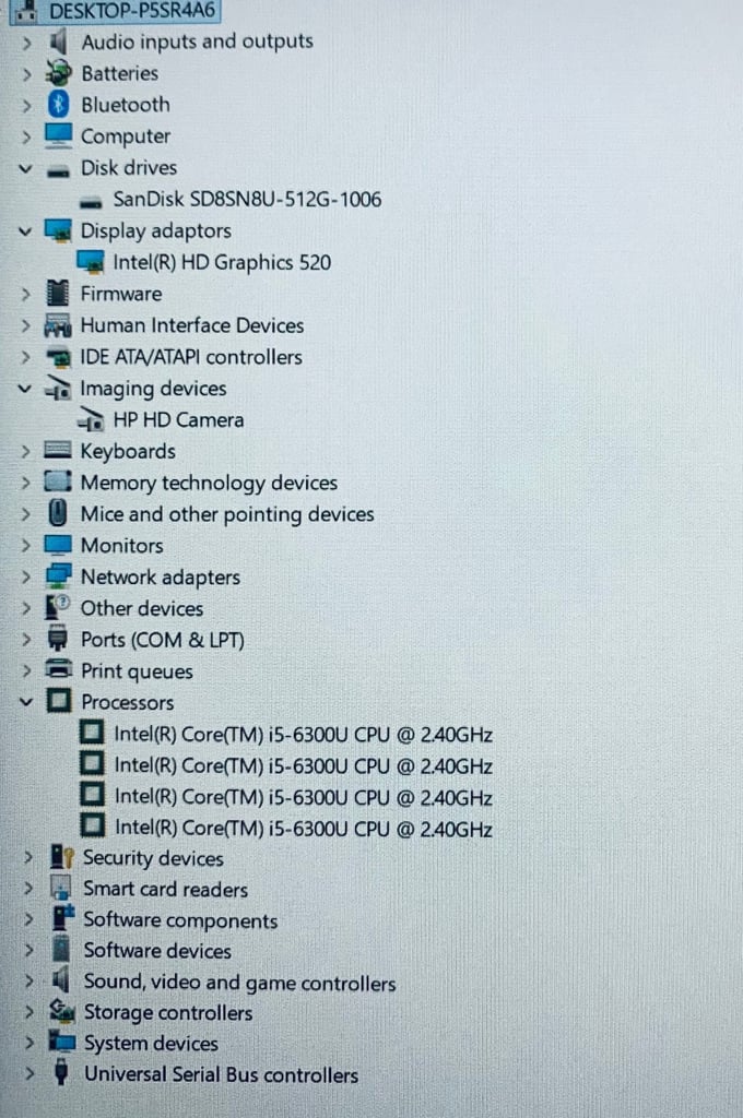 HP i5 16GB 512GB SSD UltraFast Slimline FHD Laptop, Microsoft office