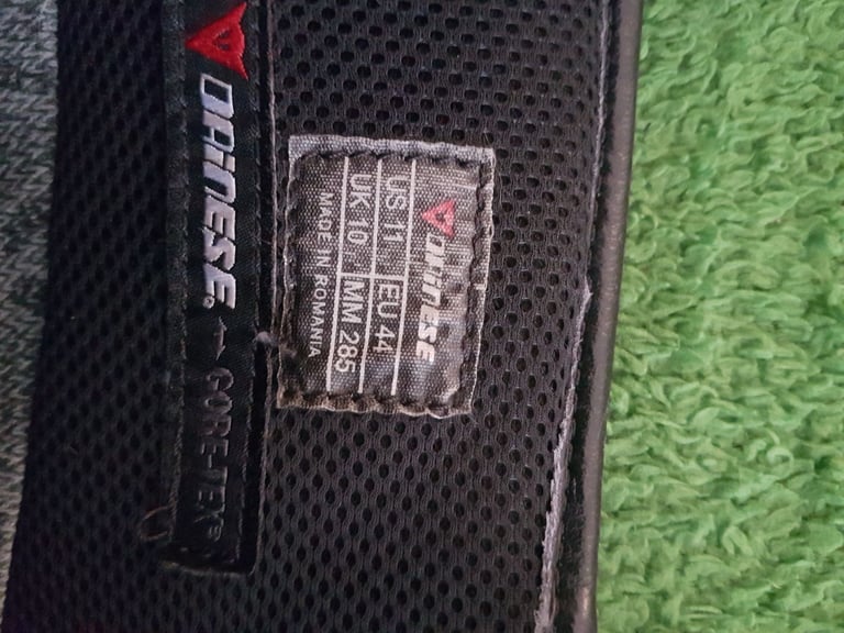 Dainese Gore Tex motorcycle boots size 10UK