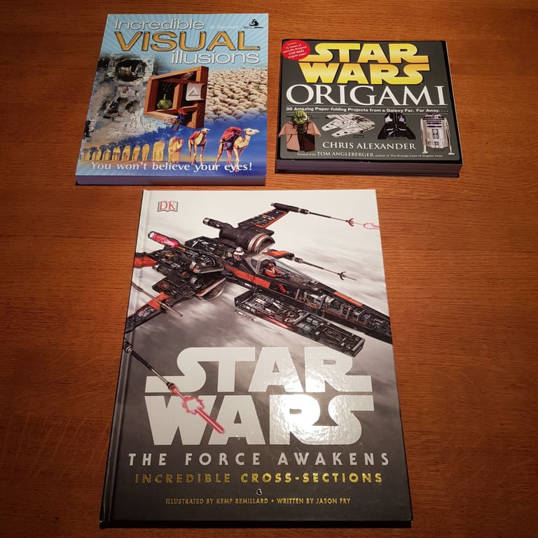 Star Wars + Incredible Visual Illusion Books 