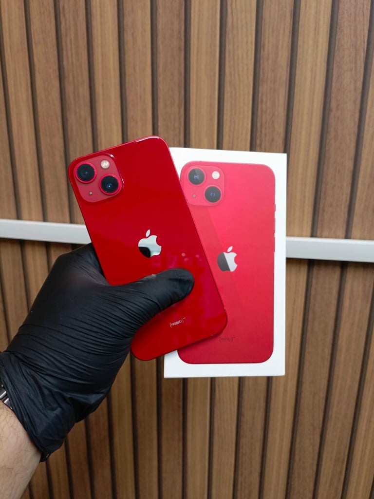 Apple iphone 13 - 128 GB PRODUCT RED ANY SIM 88%BH Immaculate Condition Old Trafford MCR M169NF