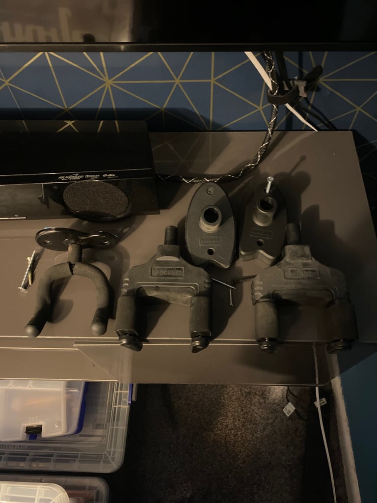 image for Three guitar hangers 