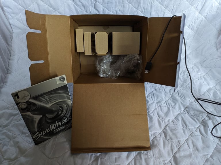Microsoft SideWinder Force Feedback 2 Joystick – PC. USB. BOXED. VIDEO CLIP.