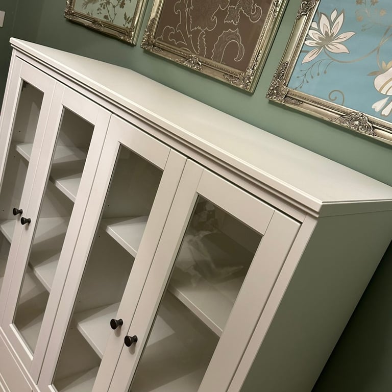 IKEA IDANAS Display Cabinet with Glass Doors