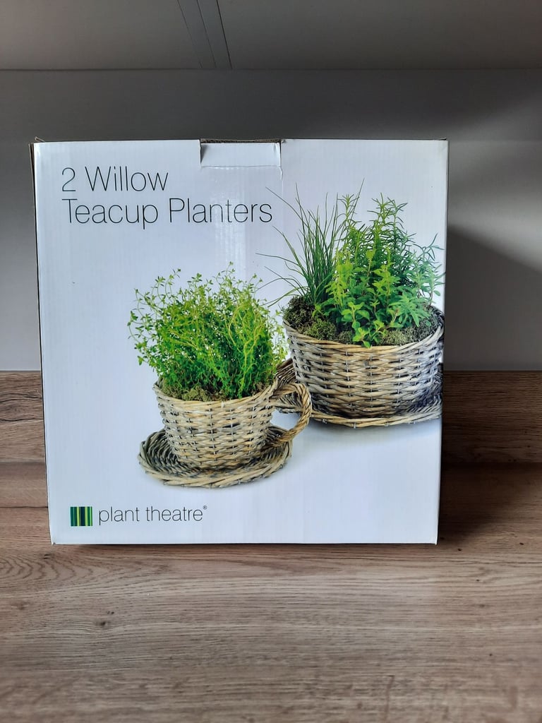 image for Willow Teacup Planters