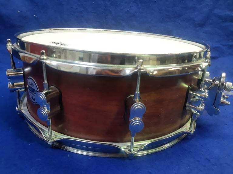 PDP Limited Edition 18 Ply Bubinga and Maple Shell 14in x 5.1/2in Refurbished Snare Drum ~ £175 ono