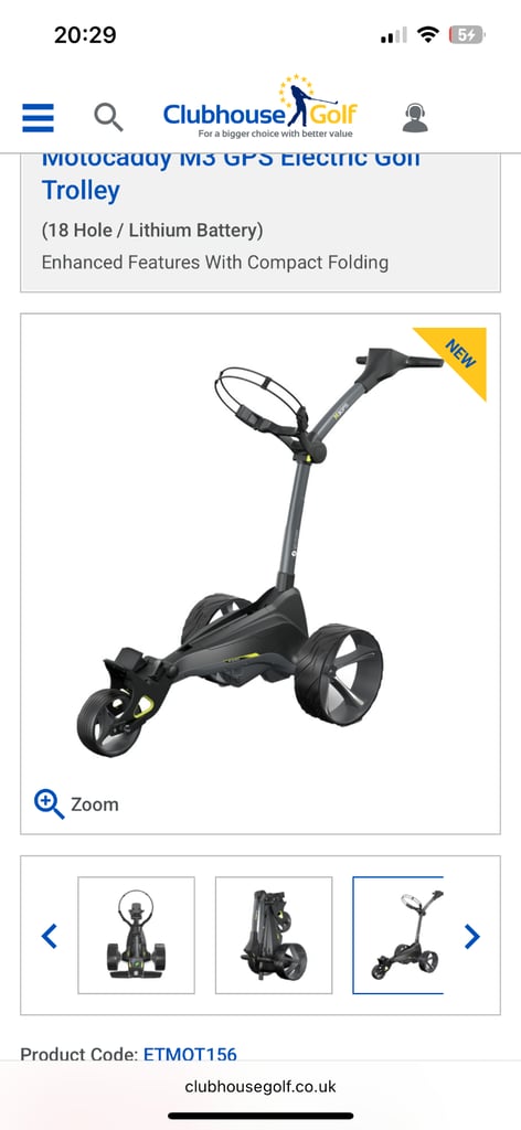 Motocaddy m3 gps & Motocaddy bag 