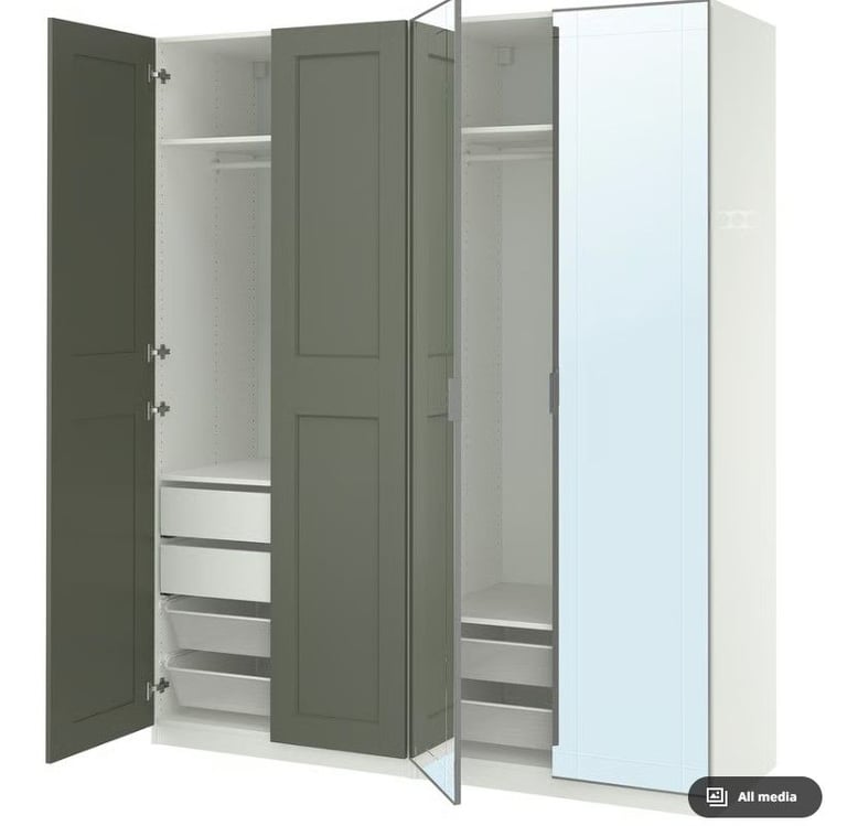 Ikea PAX / KAMMARTORP double wardrobe