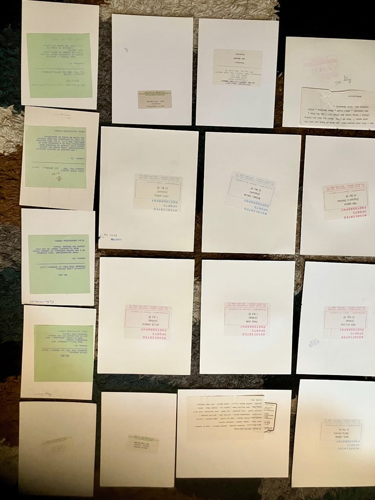 Original press photos - football 