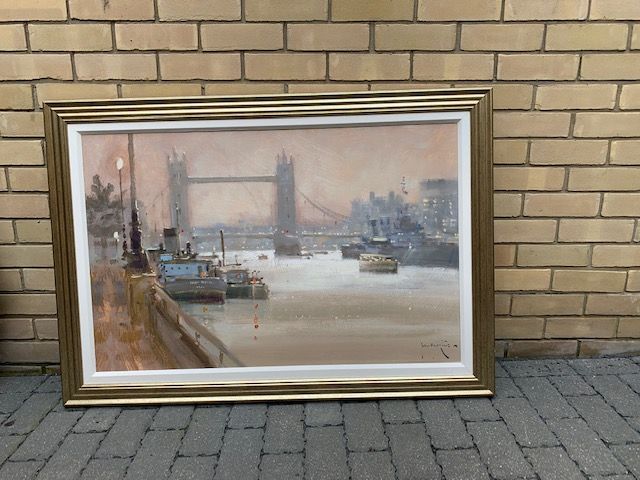 image for BARGAIN Fantastically atmospheric painting by John Haskins