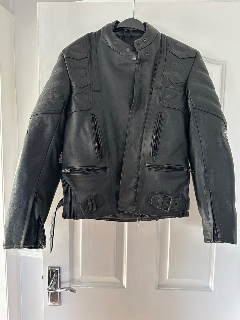 RS leather biker jacket