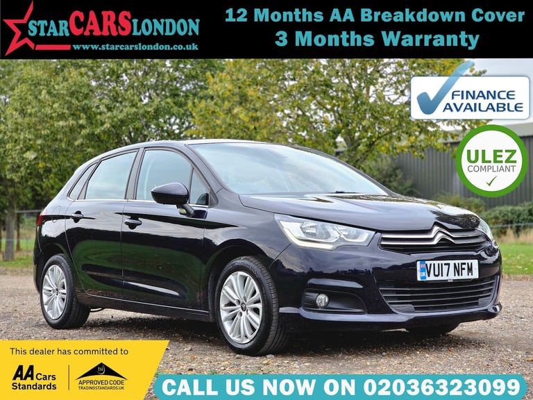 2017 Citroen C4 1.2 PureTech Flair EAT6 Euro 6 (s/s) 5dr HATCHBACK Petrol Automatic