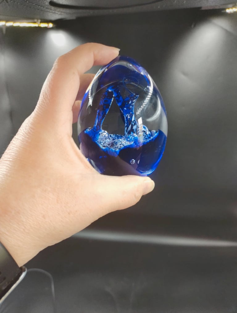 Damaged Caithness Scotland Deja Vu Paperweight