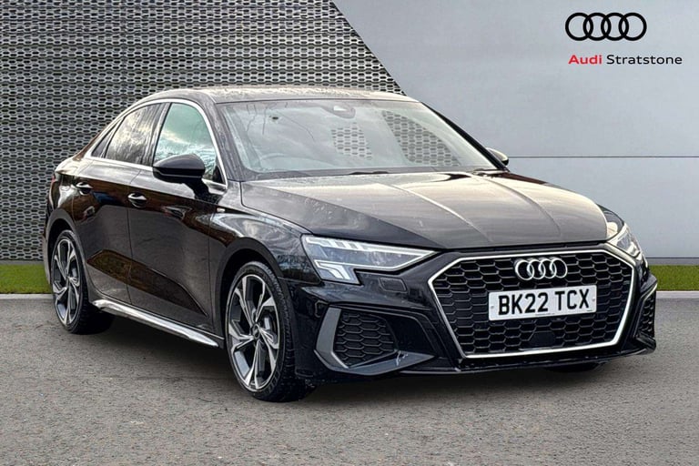 image for  Audi A3 35 TFSI S Line 4dr S Tronic Saloon Petrol Automatic