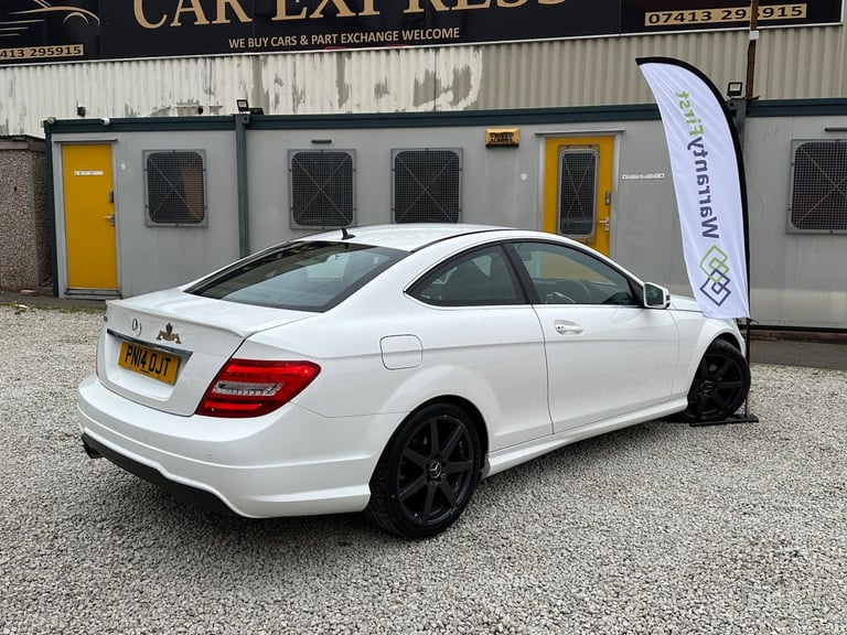 2014 Mercedes-Benz C Class 1.6 C180 AMG Sport Edition G-Tronic+ Euro 6 (s/s) 2dr COUPE Petrol Aut...