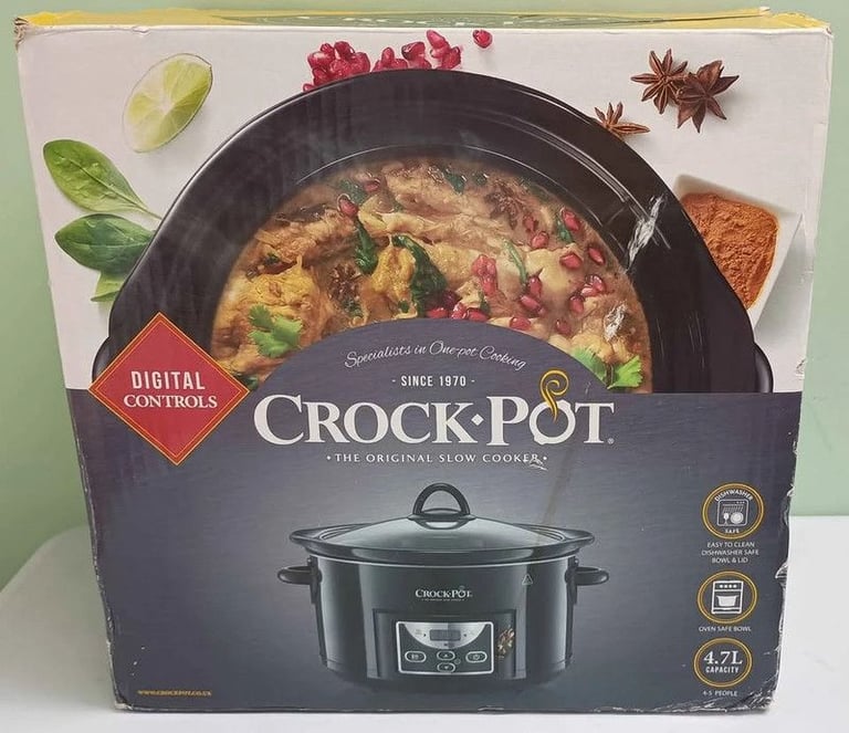 Crock-Pot 4.7L Slow Cooker SCCPRC507-B