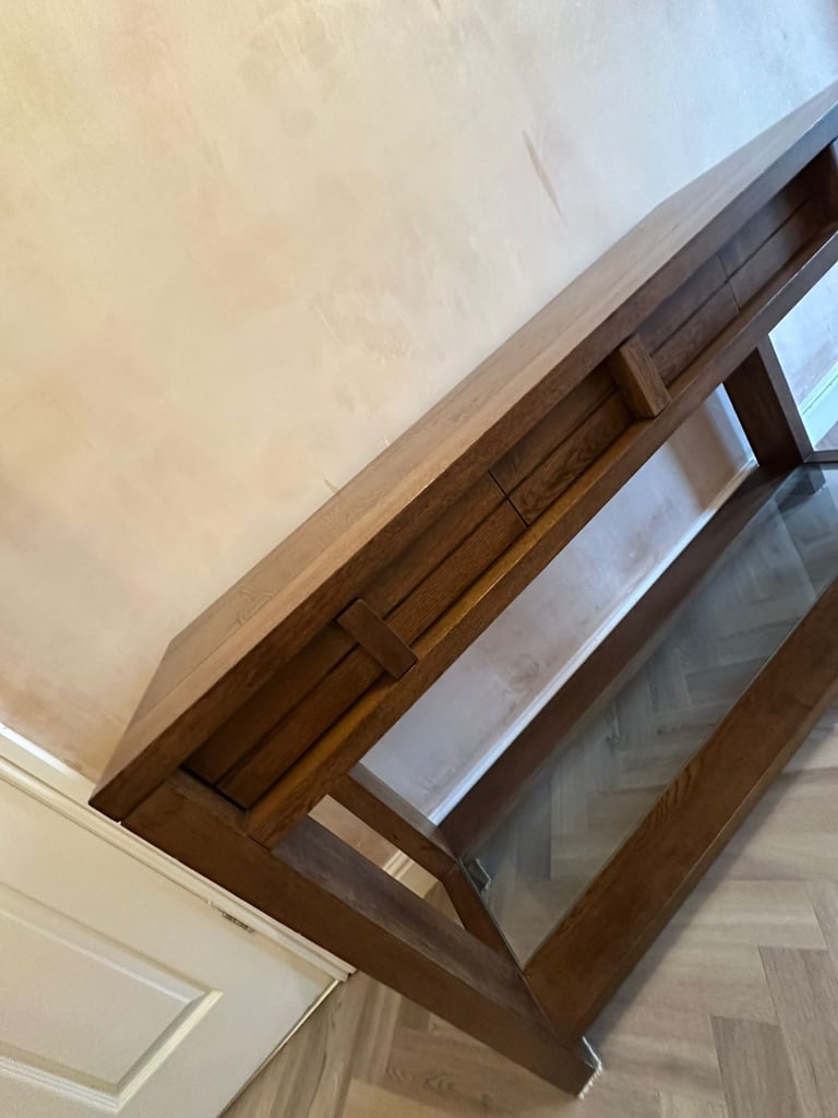 Console Table and Mirror