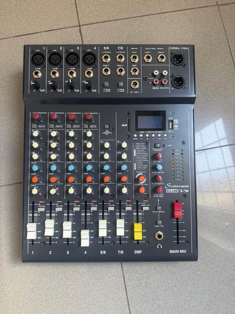 image for Studiomaster Club XS8 Mixing Desk