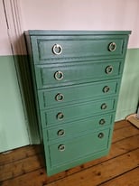 Stunning Vintage Drawers in Green