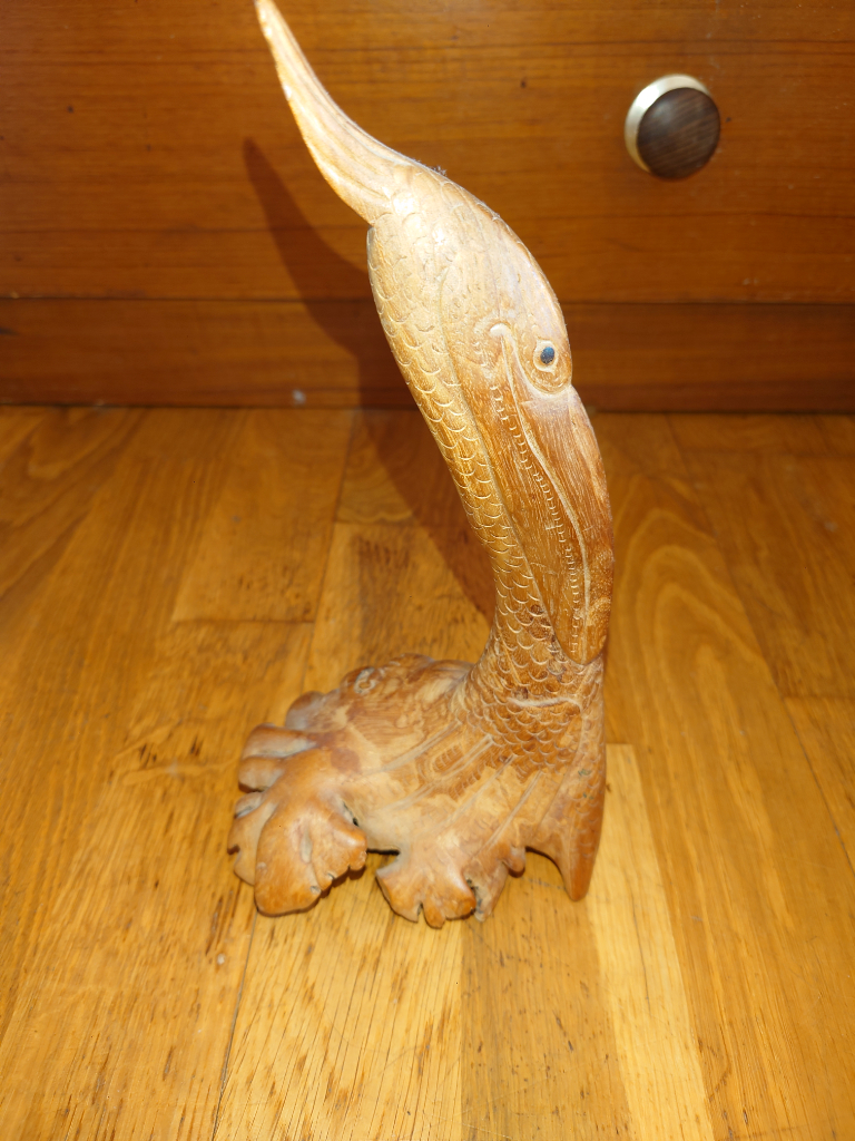 Pelican made from Driftwood
