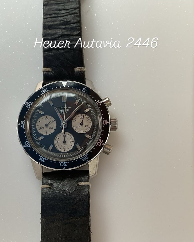 Vintage Heuer Autavia 