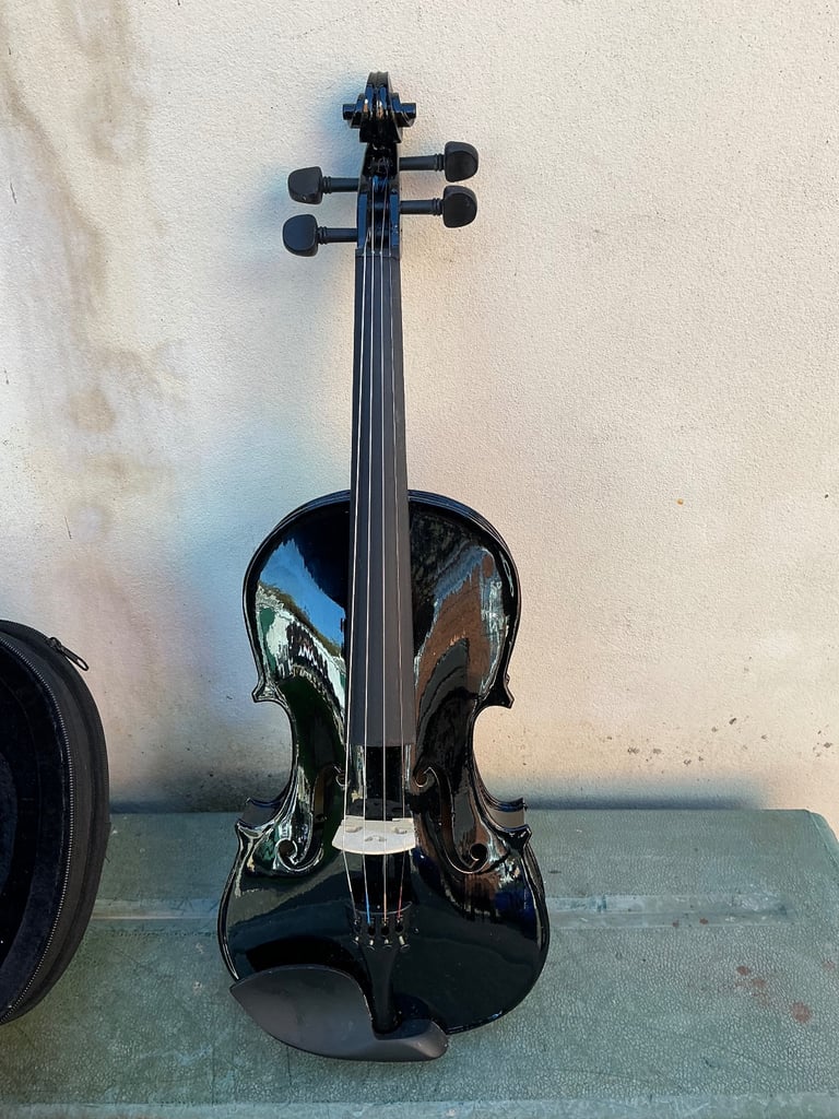Gear for music violin colour black full size model 44v-100bk