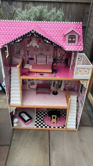 image for Large Wooden Dolls house 
