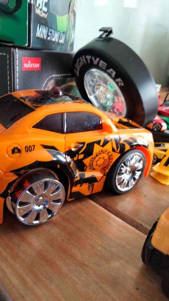 Toy cars , remote control cars x2