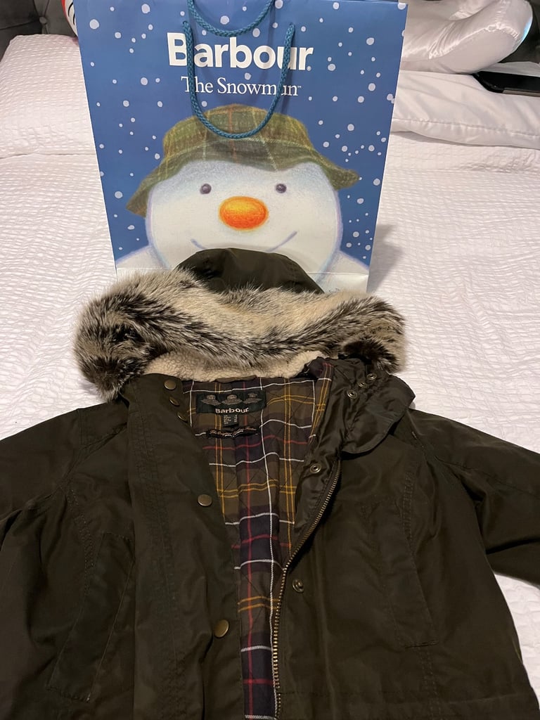 Barbour coat uk size 8