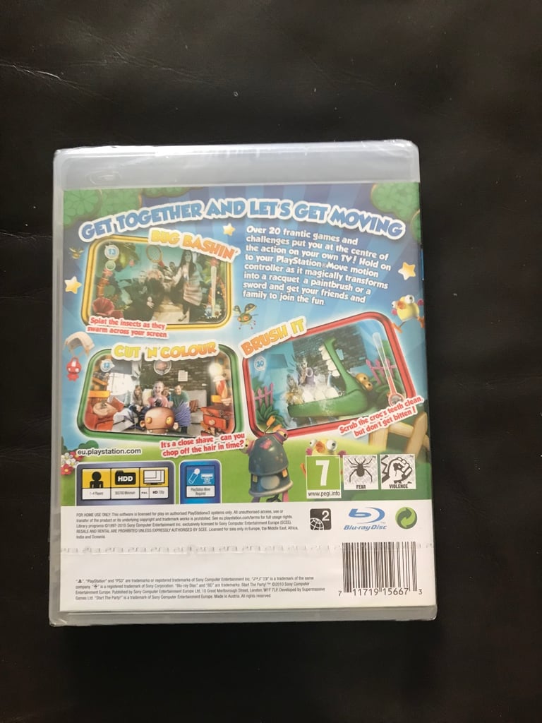 Sony PlayStation 3 Game Start The Party PS3 Brand New And Factory Sealed  Move