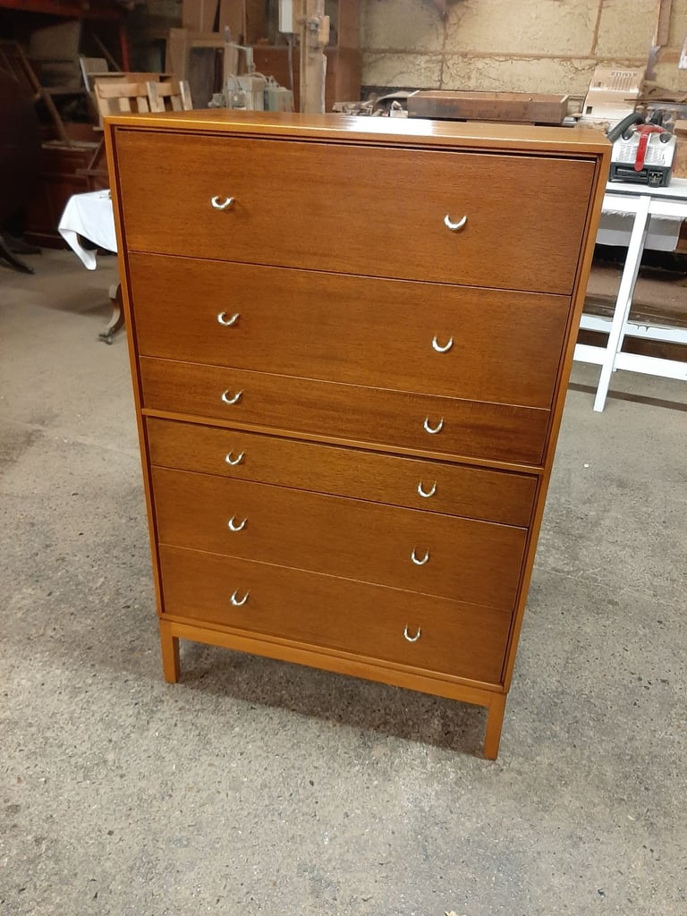 Lovely Retro Stag John and Sylvia Reid Tallboy Delivery Available 