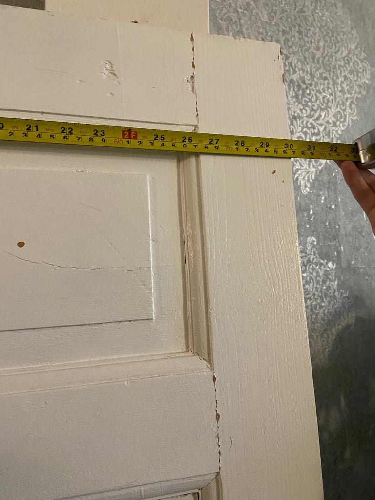 Wooden interior door 