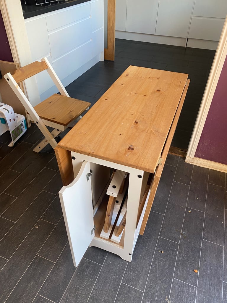 Double drop leaf kitchen table
