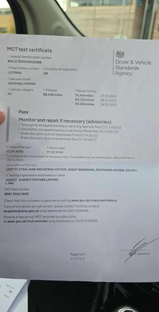 Vauxhall, MOKKA X, Hatchback, 2017, Semi-Auto, 1364 (cc), 5 doors