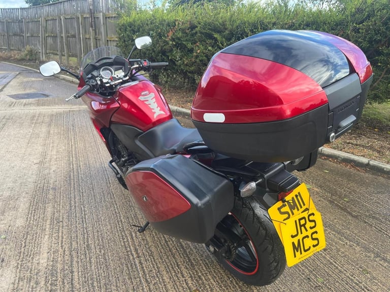 2011 11 HONDA CBF1000FA-B CBF 1000 TOURER LUGGAGE RED CLEAN CBF1000 F ABS