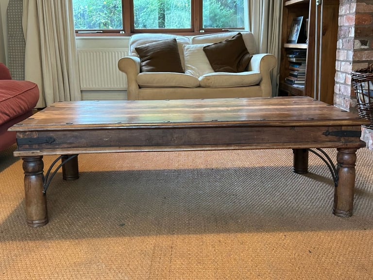image for Jali Thakat Wood Coffee Table