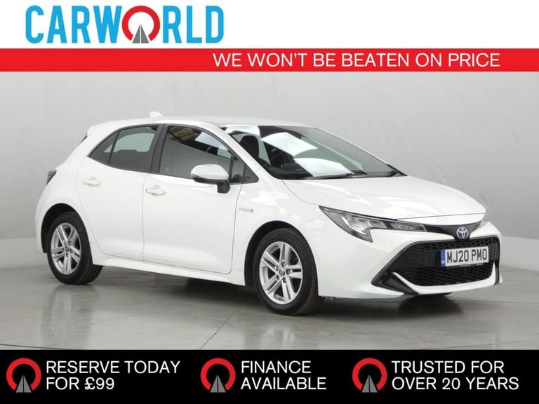 image for 2020 Toyota Corolla 1.8 VVT-h Icon Hatchback 5dr Petrol Hybrid CVT Euro 6 (s/s) (122 ps) Hatchbac...