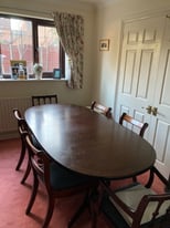 Dining Table (Extendable) by William Lawrence + 6 chairs (if required)