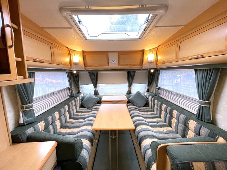 2005 ABBEY VOGUE GTS 416 4 BERTH CARAVAN, END BATHROOM WITH MOTOR MOVER & AWNING