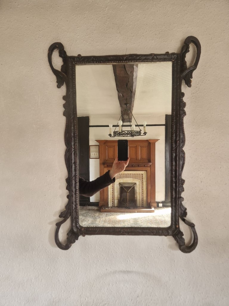 Antique wall mirror